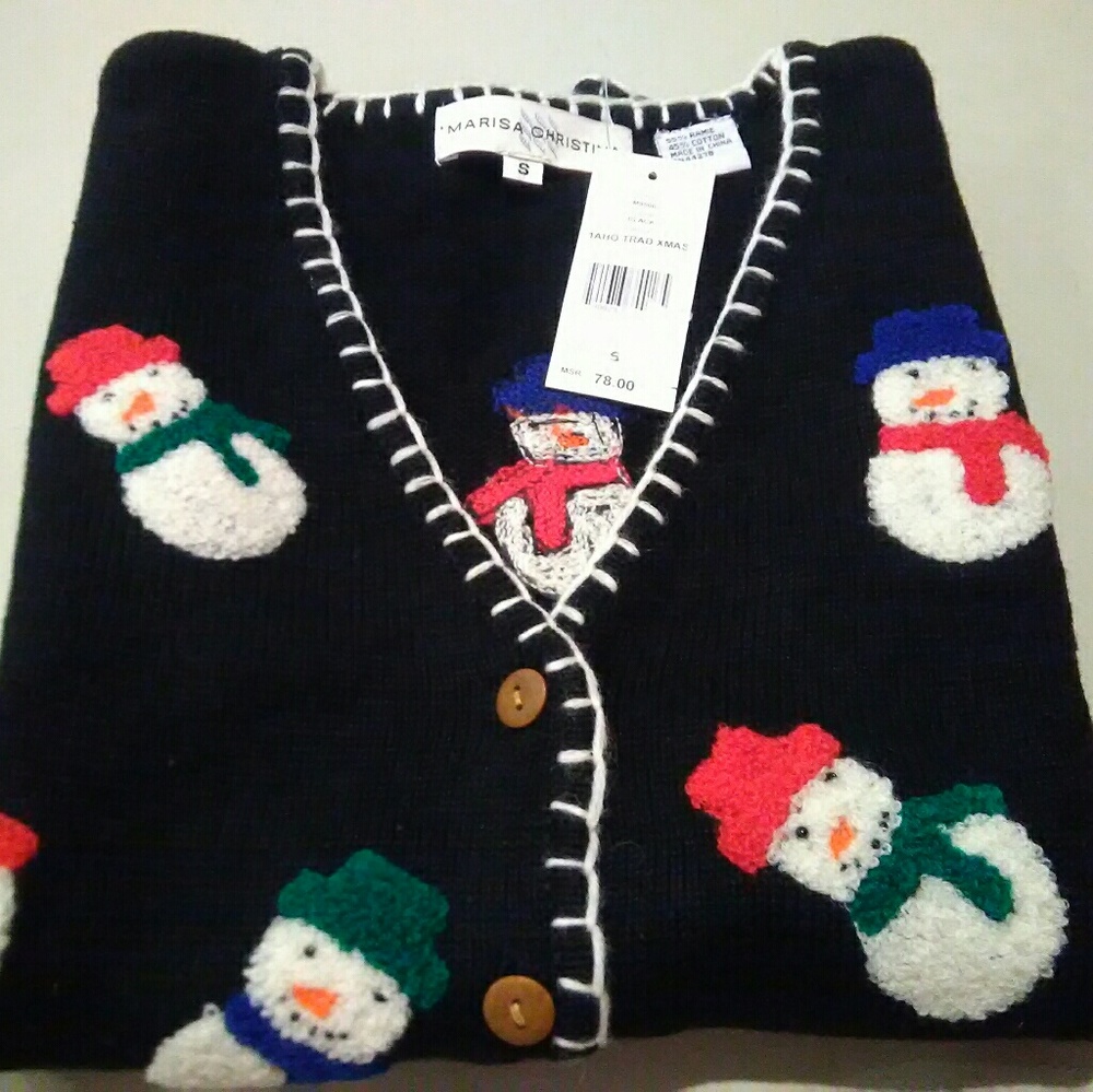 🆕 Listing, Snowman Sweater Vest